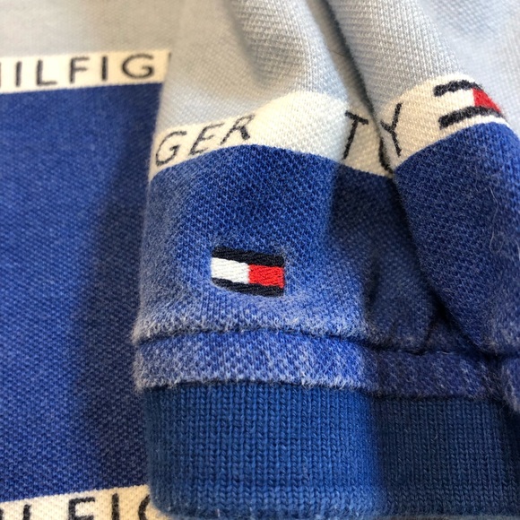 Tommy Hilfiger Polo Men’s Large blue custom fit - Picture 13 of 13